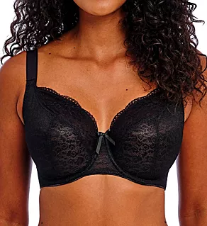 Fancies Underwire Balcony Bra Black 28GG