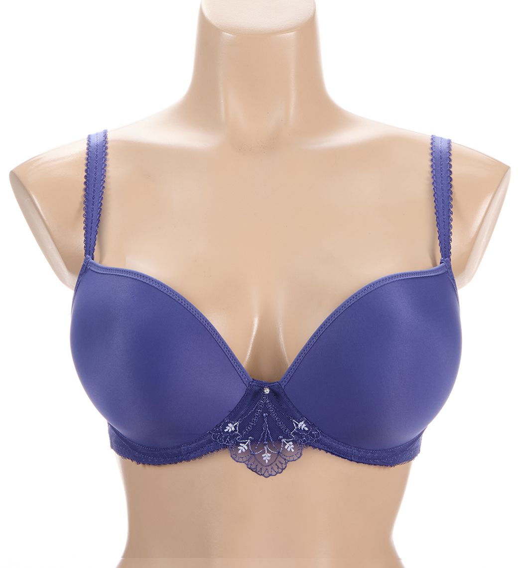 Freya Loveland Underwire Moulded Plunge T-Shirt Bra Boudoir Dusk 34FF  - Image 1