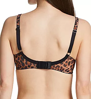 Wild Side Underwire Plunge Bra Leopard 28FF