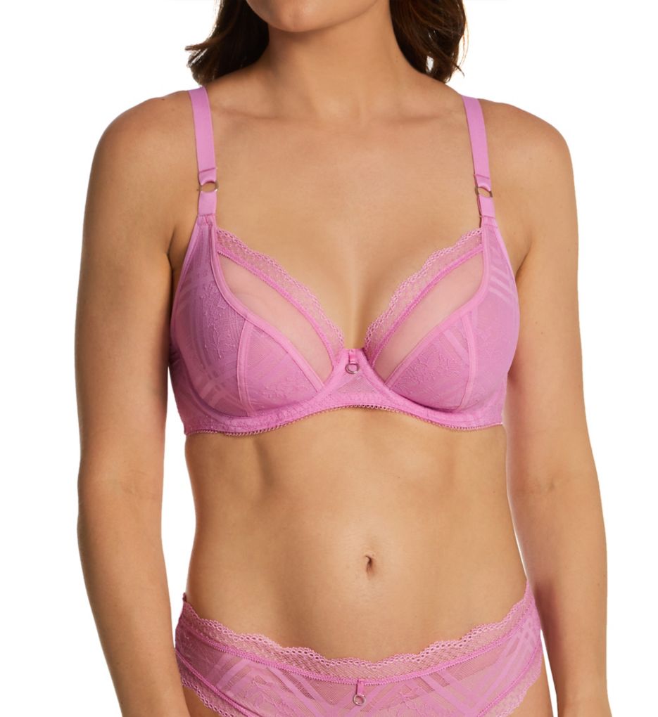 Rose Blossom Underwire Plunge Bra