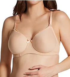 Pure Underwire Spacer Moulded Nursing Bra Nude 30D