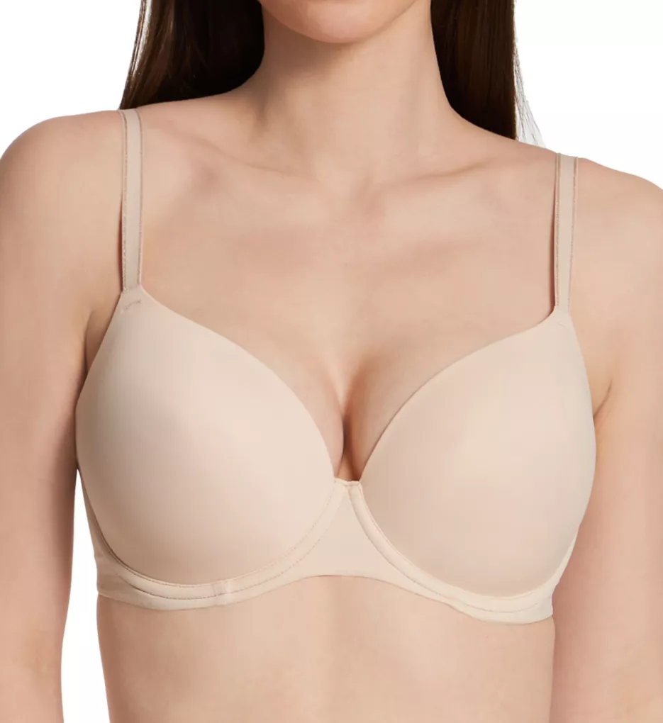 Undetected Underwire Moulded T-Shirt Bra Natural Beige 28DD