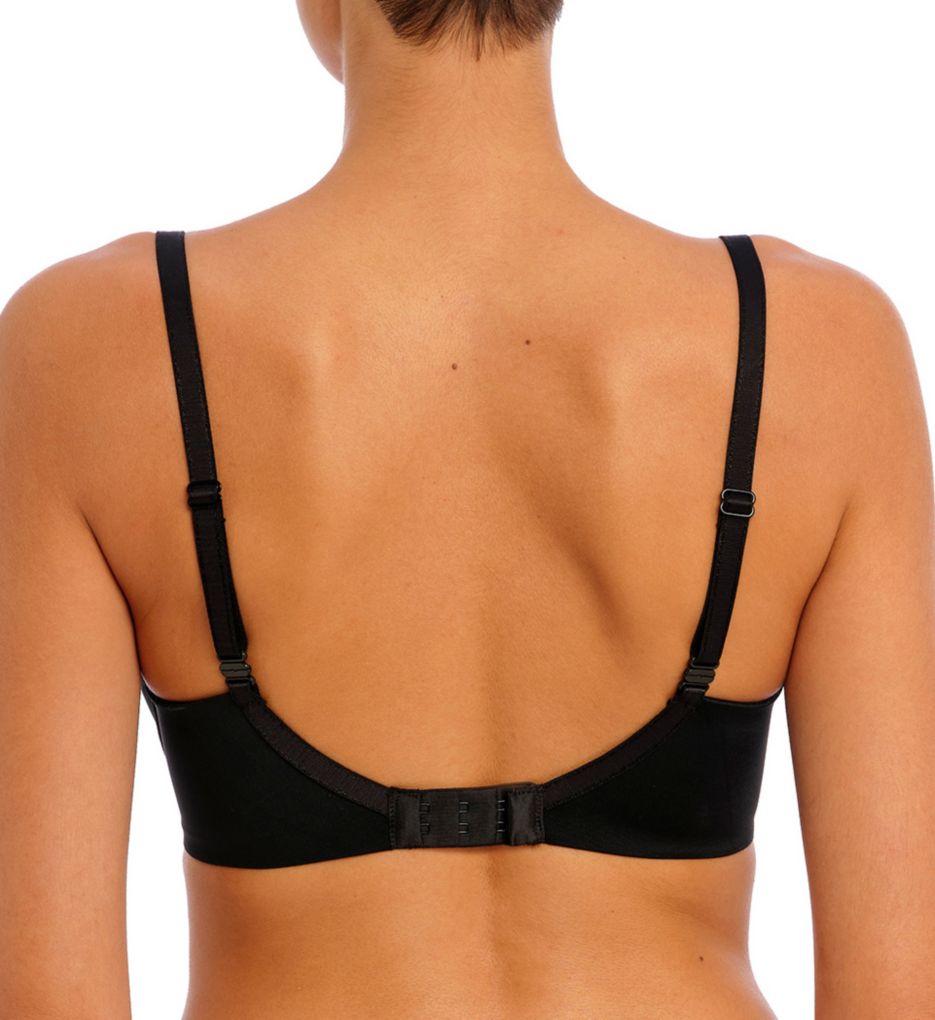 Freya Undetected Underwire Moulded T-Shirt Bra Black 30F  - Image 2