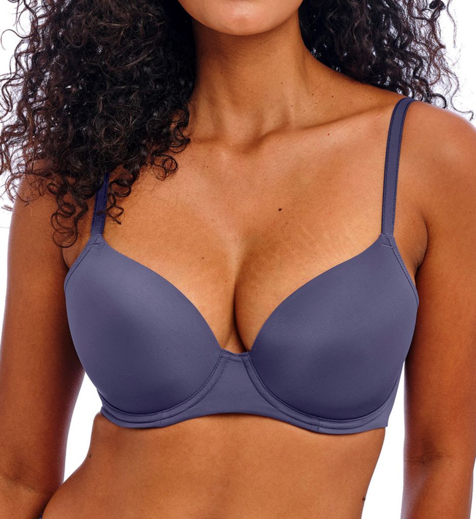 Freya Deco Moulded Seamless T-Shirt Bra - Black