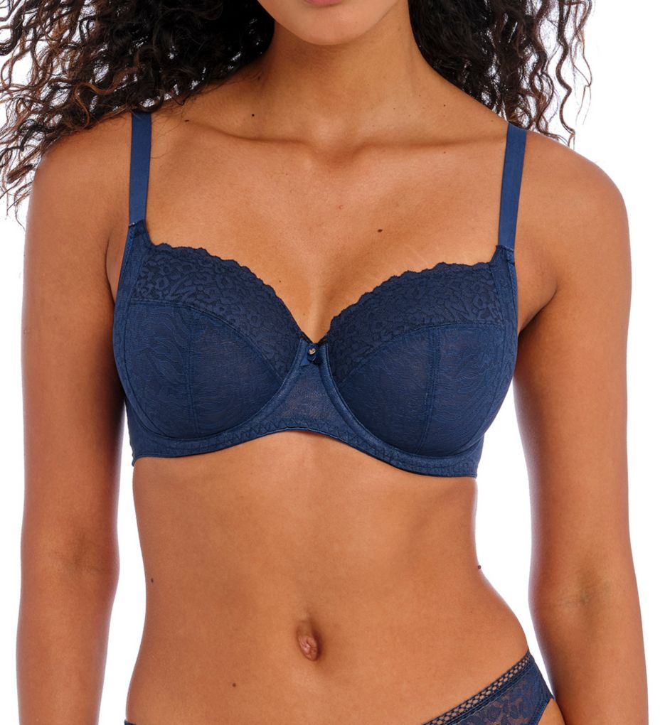 Freya Catwalk Underwire Side Support Bra, Midnight - Bras