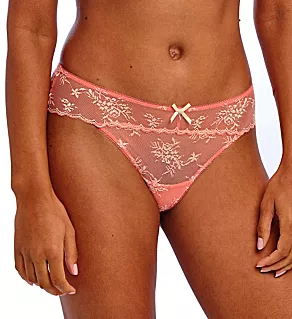 Offbeat Decadence Brief Panty Sunset Coral L