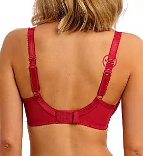Fascinate Underwire Molded Plunge T-Shirt Bra Cherry 32G