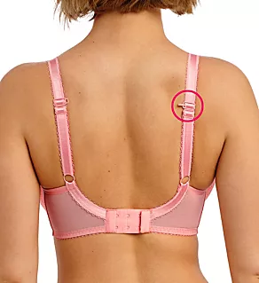 Fascinate Underwire Molded Plunge T-Shirt Bra Peach 34E