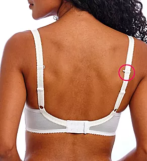Fascinate Underwire Molded Plunge T-Shirt Bra White 28E