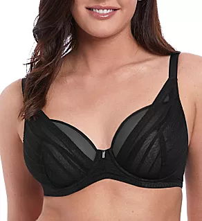 Cameo Underwire High Apex Bra Black 30DD