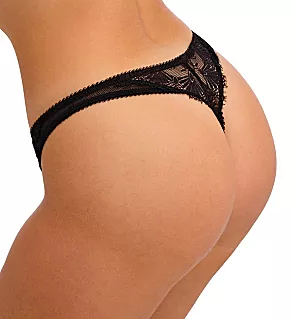 Fascinate Thong Panty Black XS