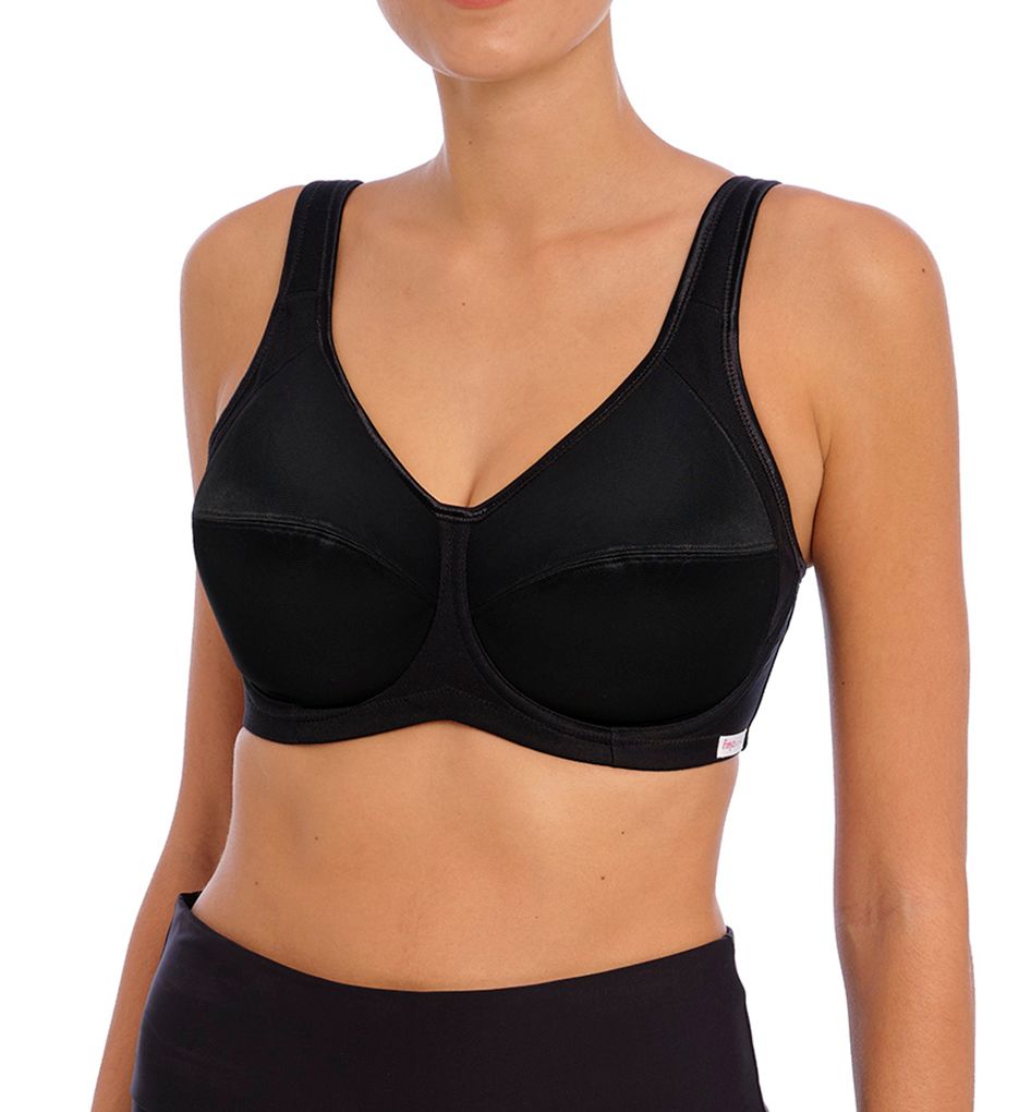 Freya Dynamic Wire Free Sports Bra - Denim - Size J 30 – Sheer