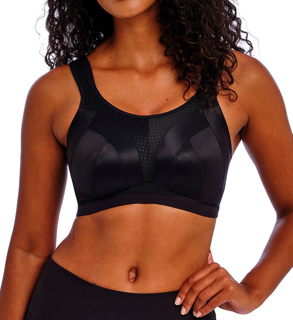 Active Dynamic Wirefree Hi-Impact Sports Bra Jet 34C