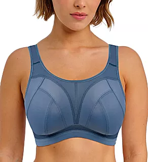 Active Dynamic Wirefree Hi-Impact Sports Bra Steel Blue 40H