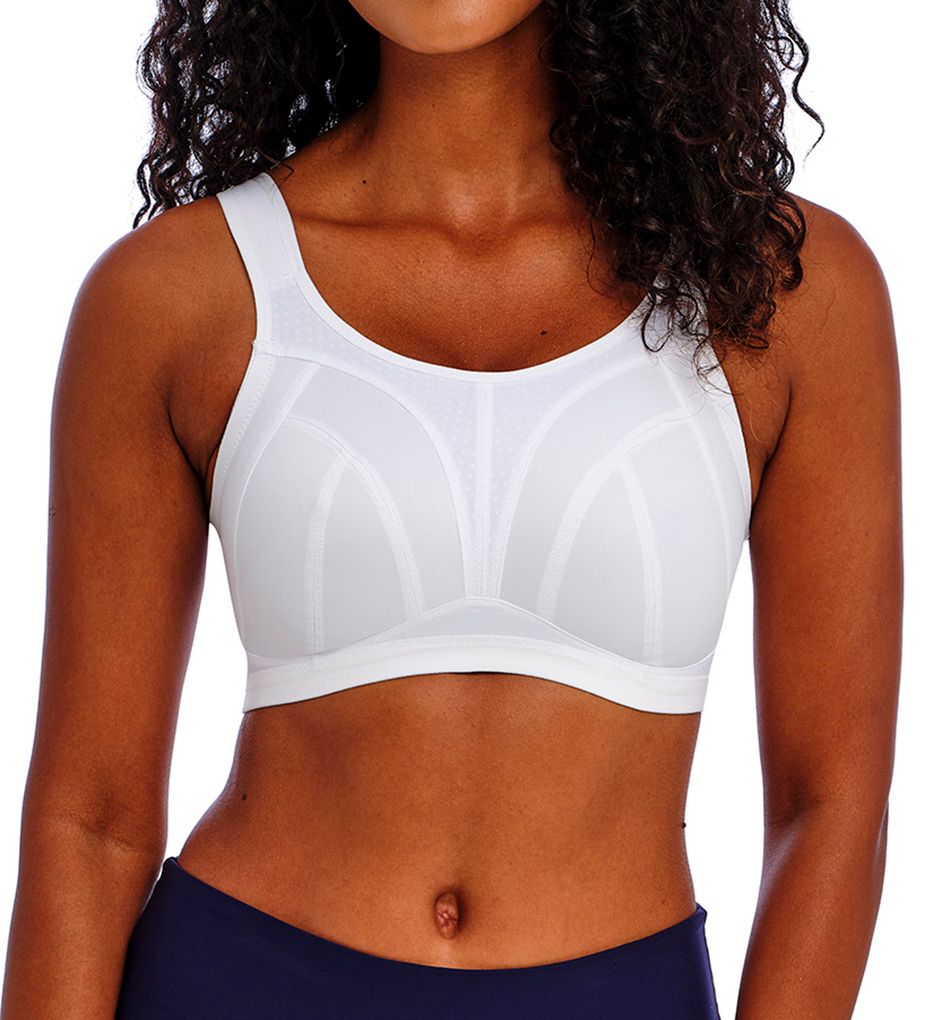 Active Dynamic Wirefree Hi-Impact Sports Bra White 32DD by Freya