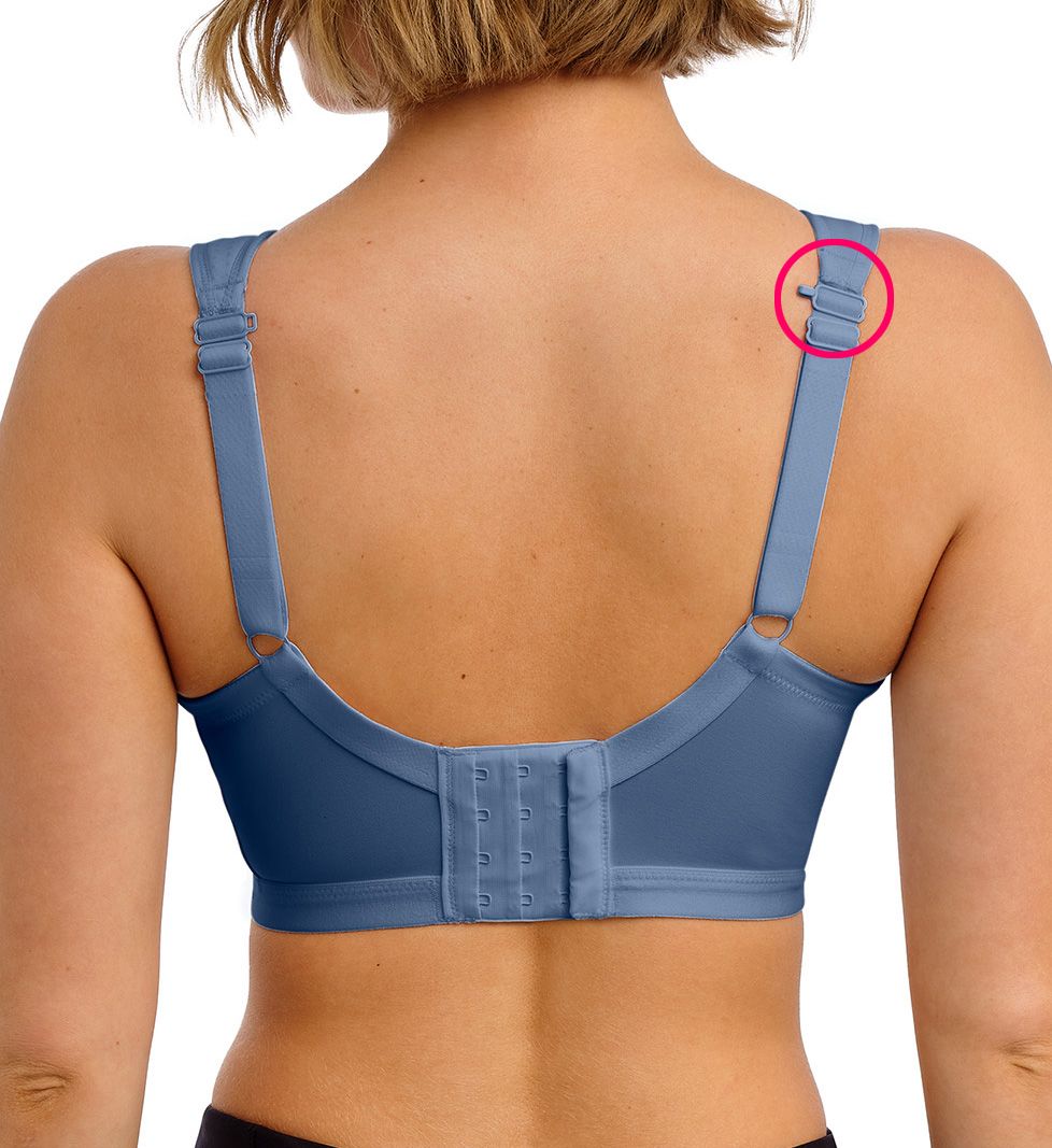 Freya Active Dynamic Wirefree Hi-Impact Sports Bra Steel Blue 30E  - Image 2