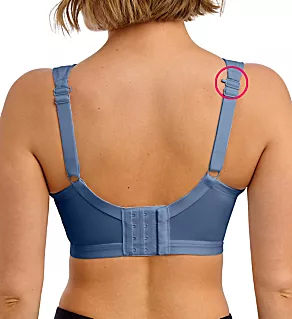 Active Dynamic Wirefree Hi-Impact Sports Bra Steel Blue 40H