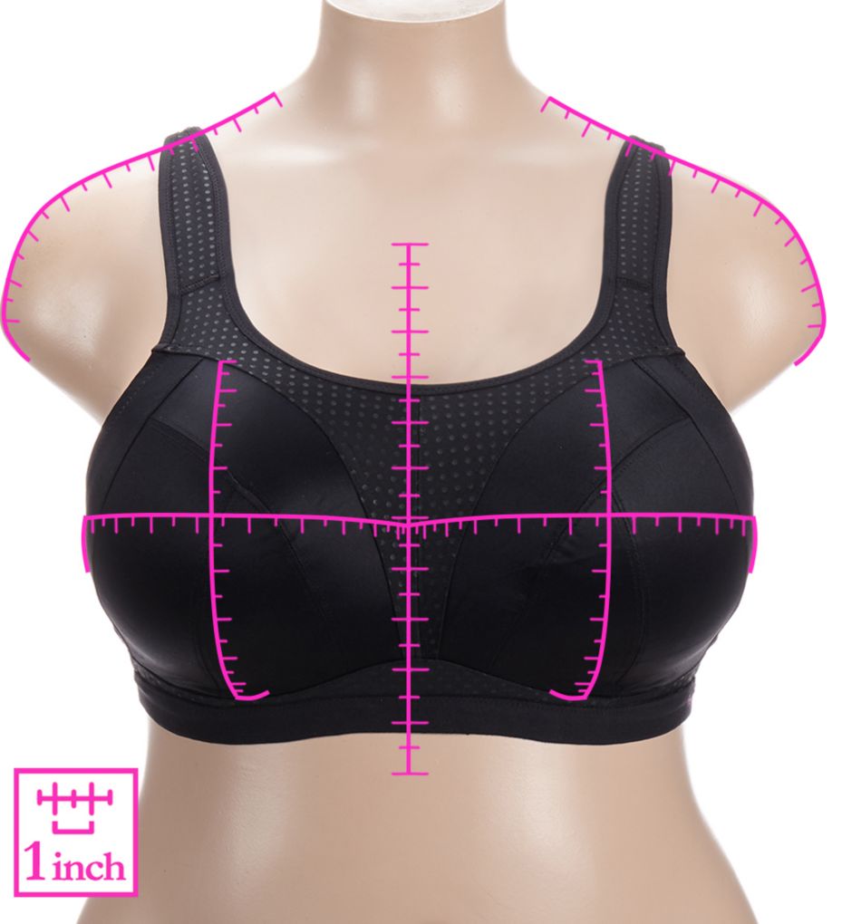 Active Dynamic Wirefree Hi-Impact Sports Bra Jet 28HH