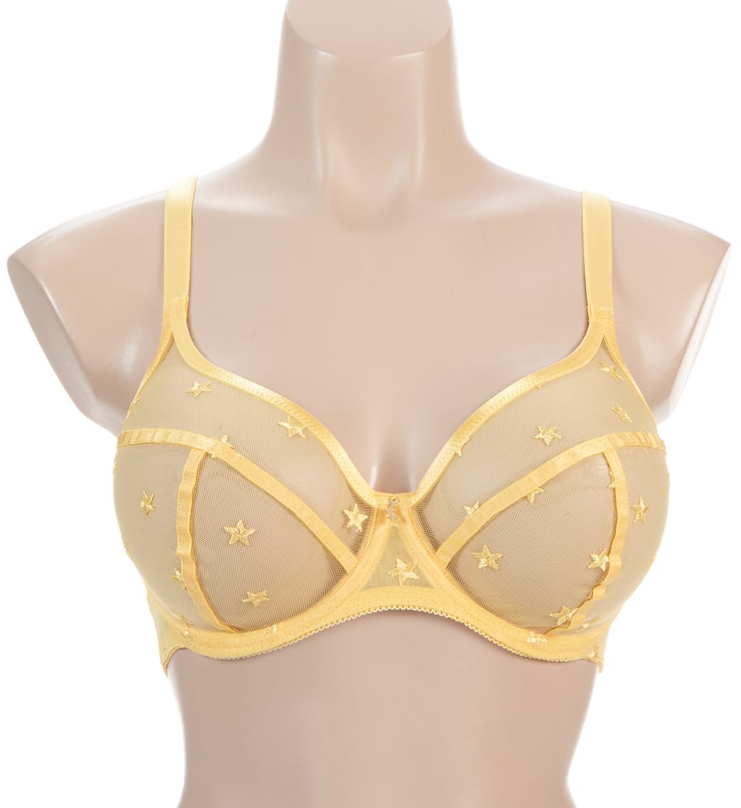 Freya Snapshot Star Underwire High Apex Plunge Bra Honeycomb 30D  - Image 1