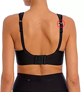 High Octane Underwire Sports Bra Black 28DD