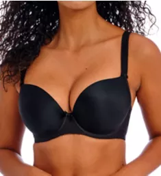 Deco Underwire Plunge T-Shirt Bra Black 28D