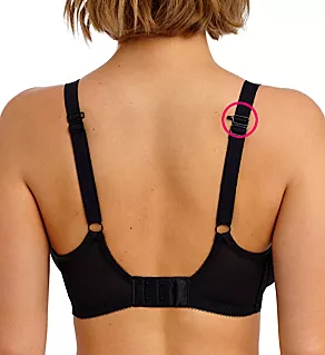 Quinn Underwire Molded Spacer Bra Black 28D