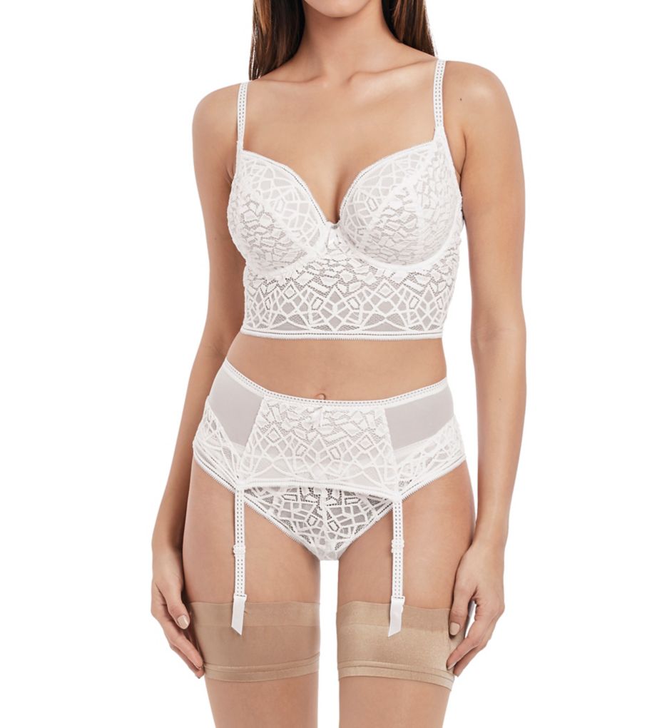 Soiree Lace Longline Underwire Bralette-cs4