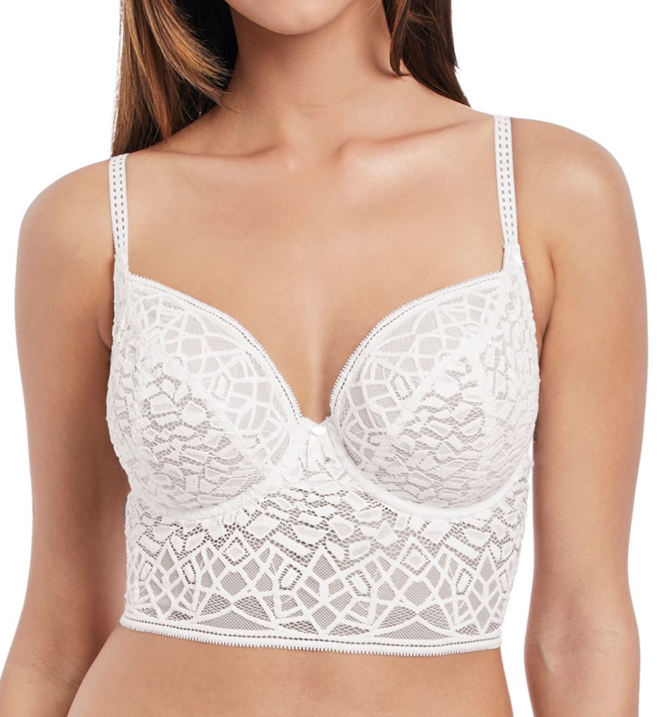 Soiree Lace Longline Underwire Bralette-gs