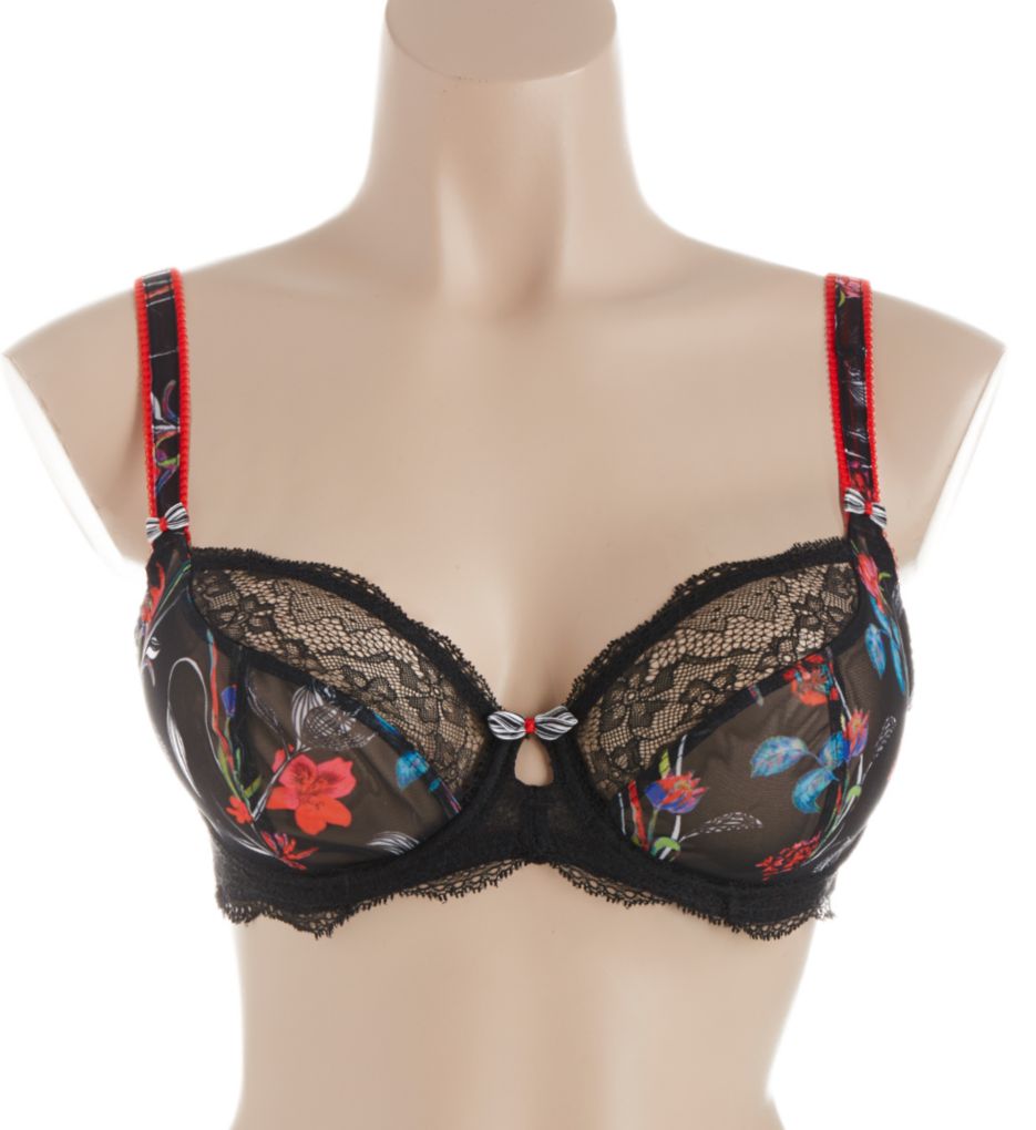 Paradise Underwire Plunge Balcony Bra-fs