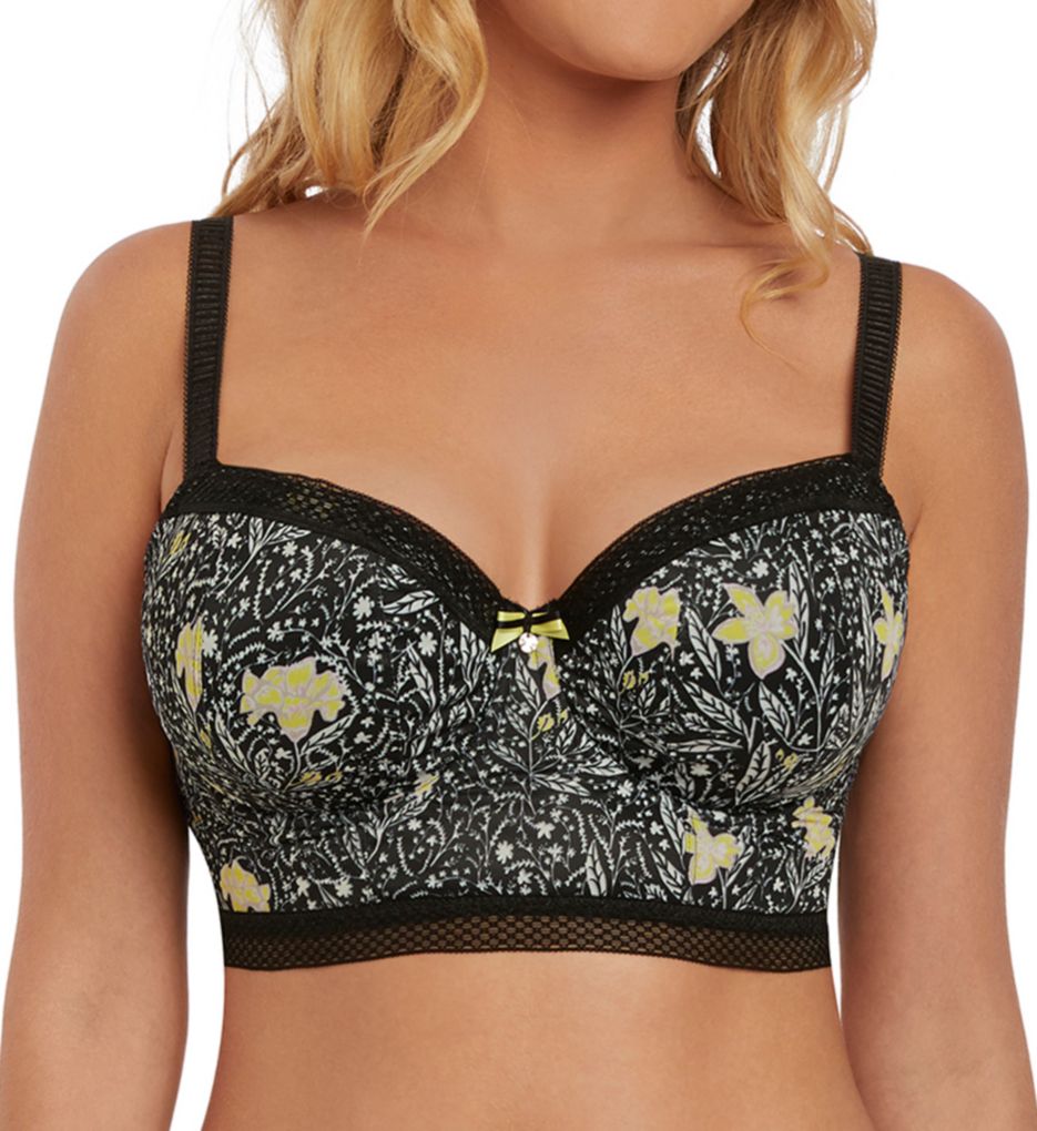 Floral Bonanza Underwire Longline Bra-gs