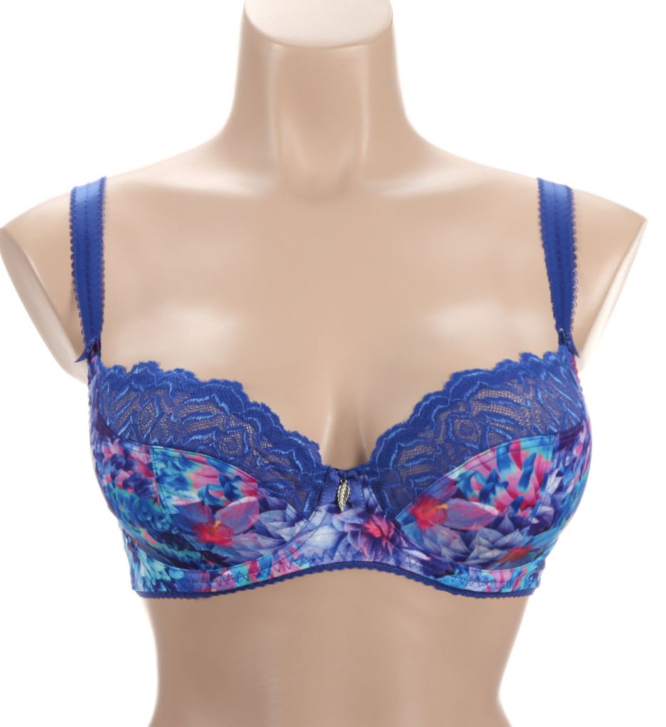 Chelsea Bloom Underwire Plunge Balcony Bra-fs