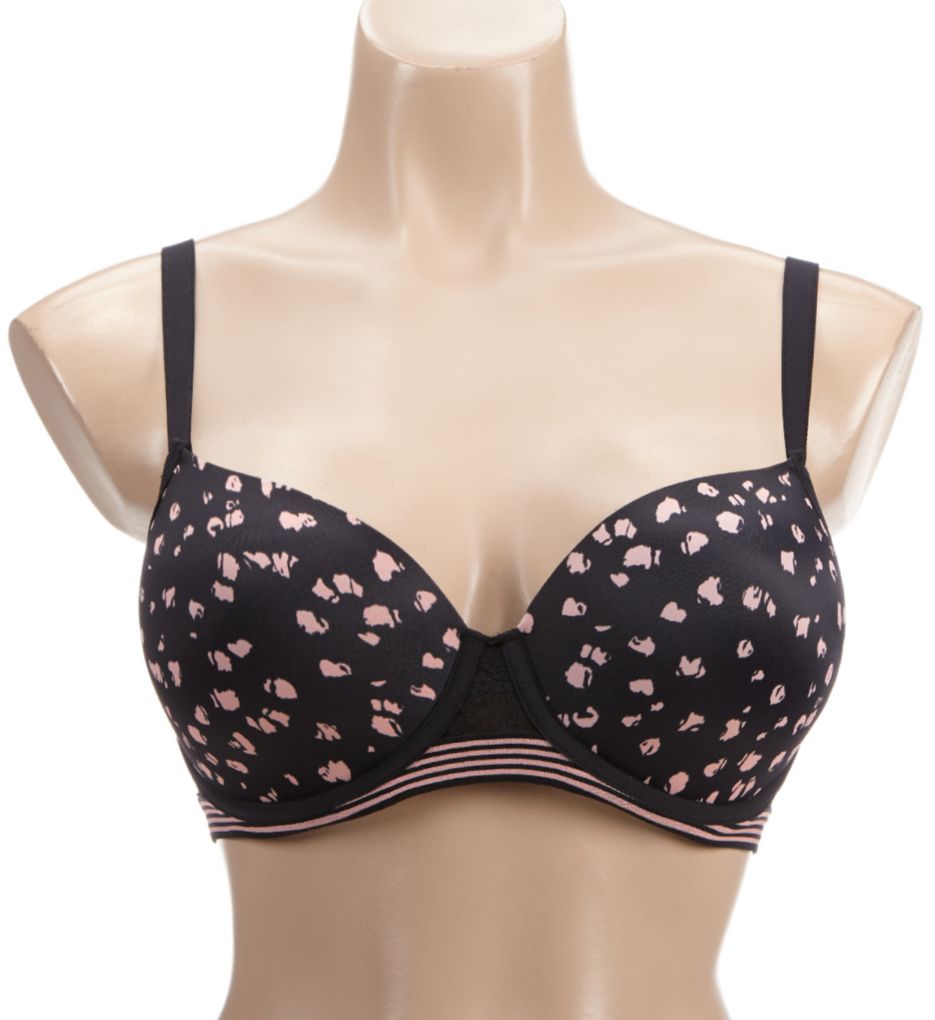 Wild Underwire Plunge Moulded Bra-fs