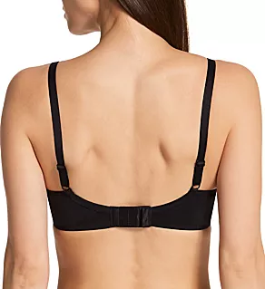 Offbeat Underwire Plunge Moulded Bra Black 28E