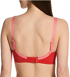 Offbeat Underwire Plunge Moulded Bra Chili Red 28D