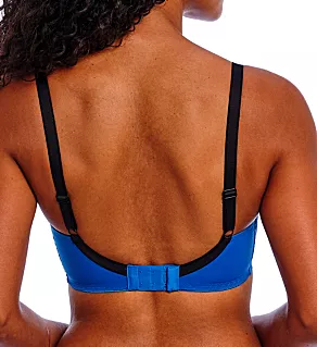 Offbeat Underwire Plunge Moulded Bra Dazzling Blue 30D