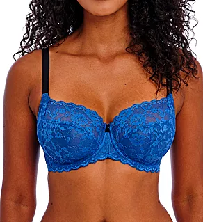Offbeat Underwire Side Support Bra Dazzling Blue 28D