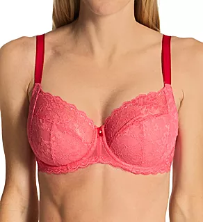 Offbeat Underwire Side Support Bra Pink 30D