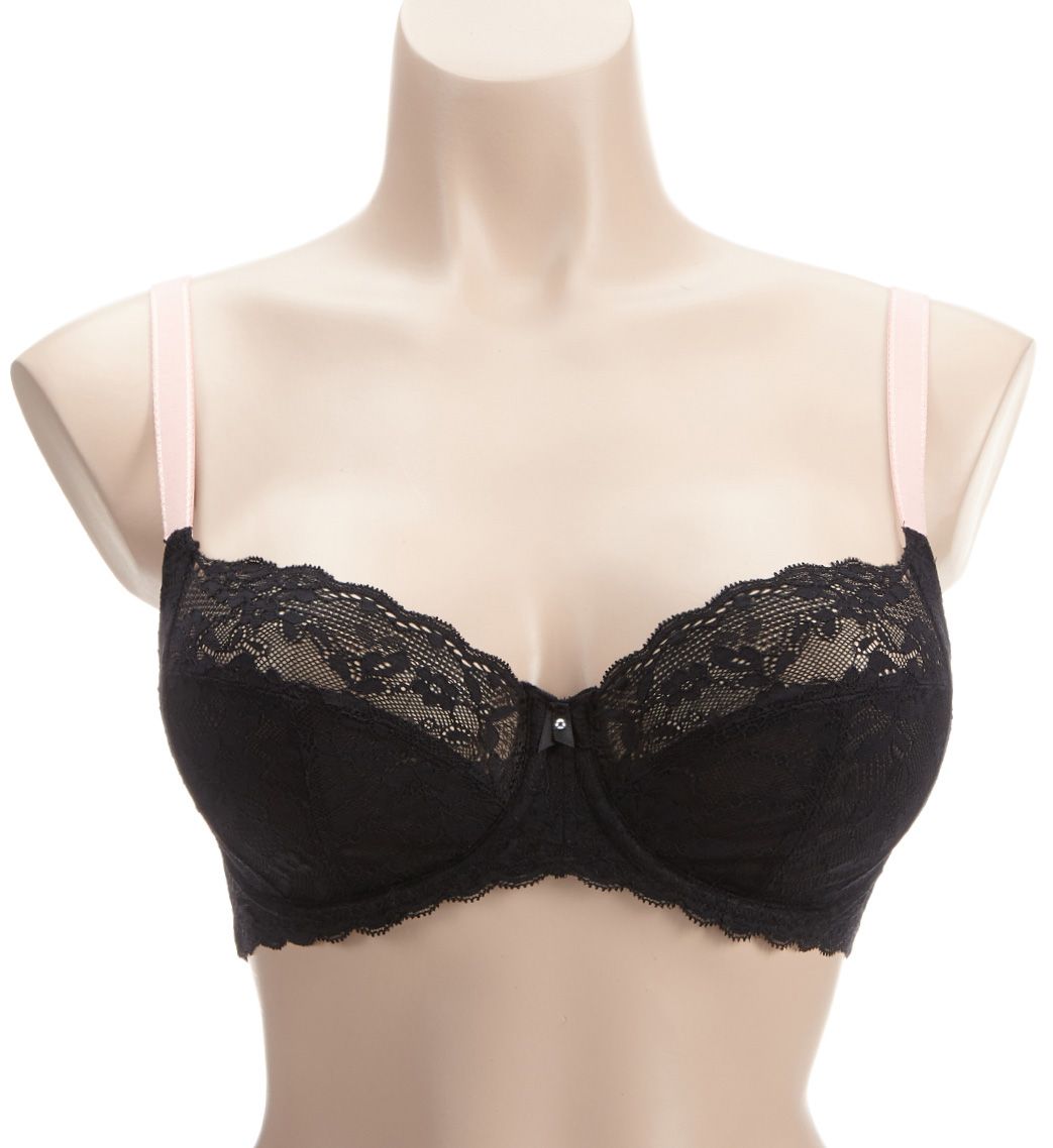 Freya Offbeat Underwire Side Support Bra Black 40H  - Image 1