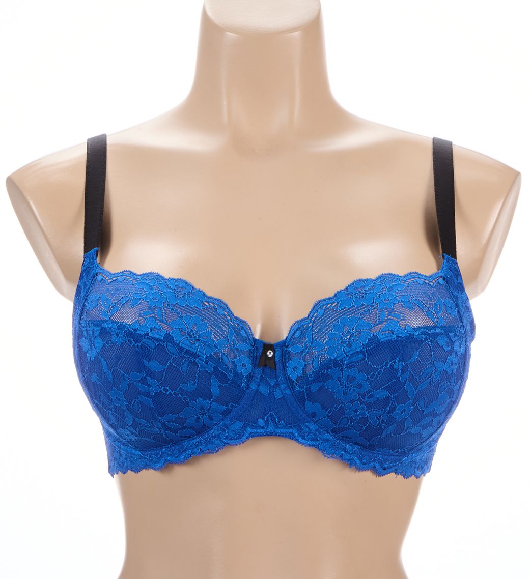 Freya Offbeat Underwire Side Support Bra Dazzling Blue 32E  - Image 1
