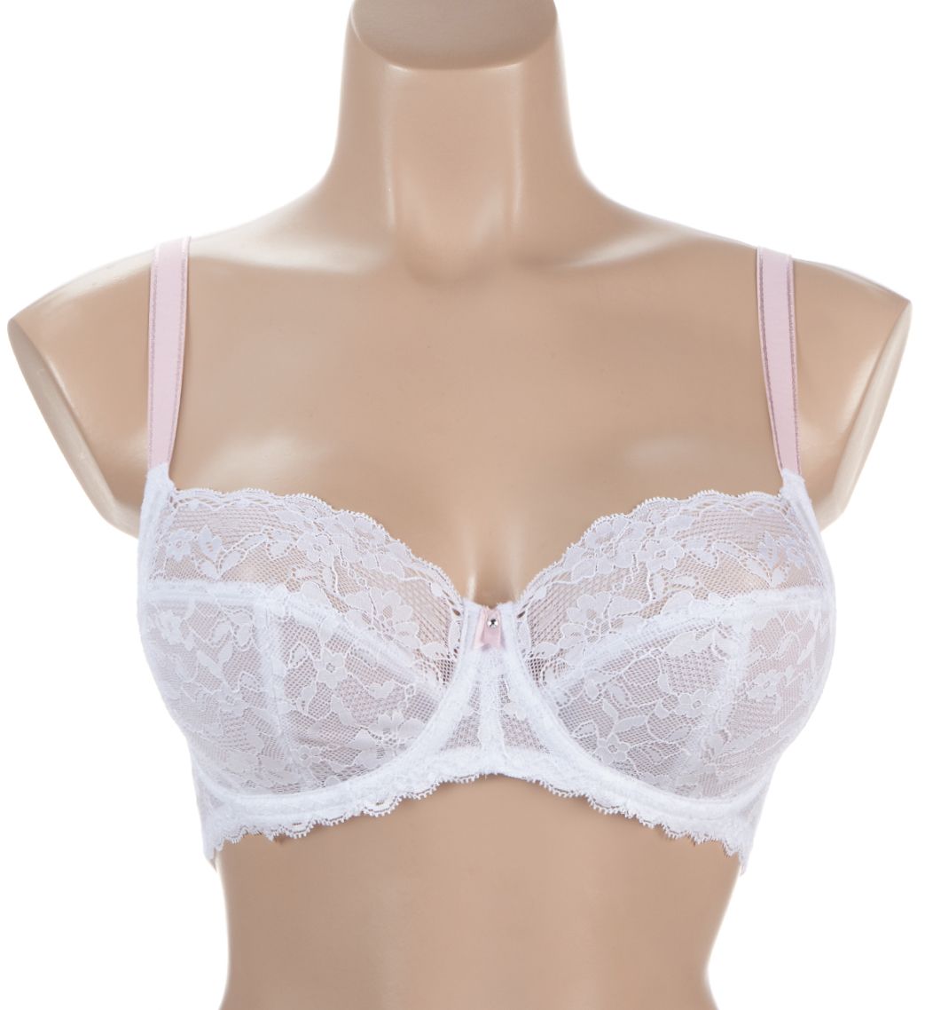 Freya Offbeat Underwire Side Support Bra White 30J  - Image 1