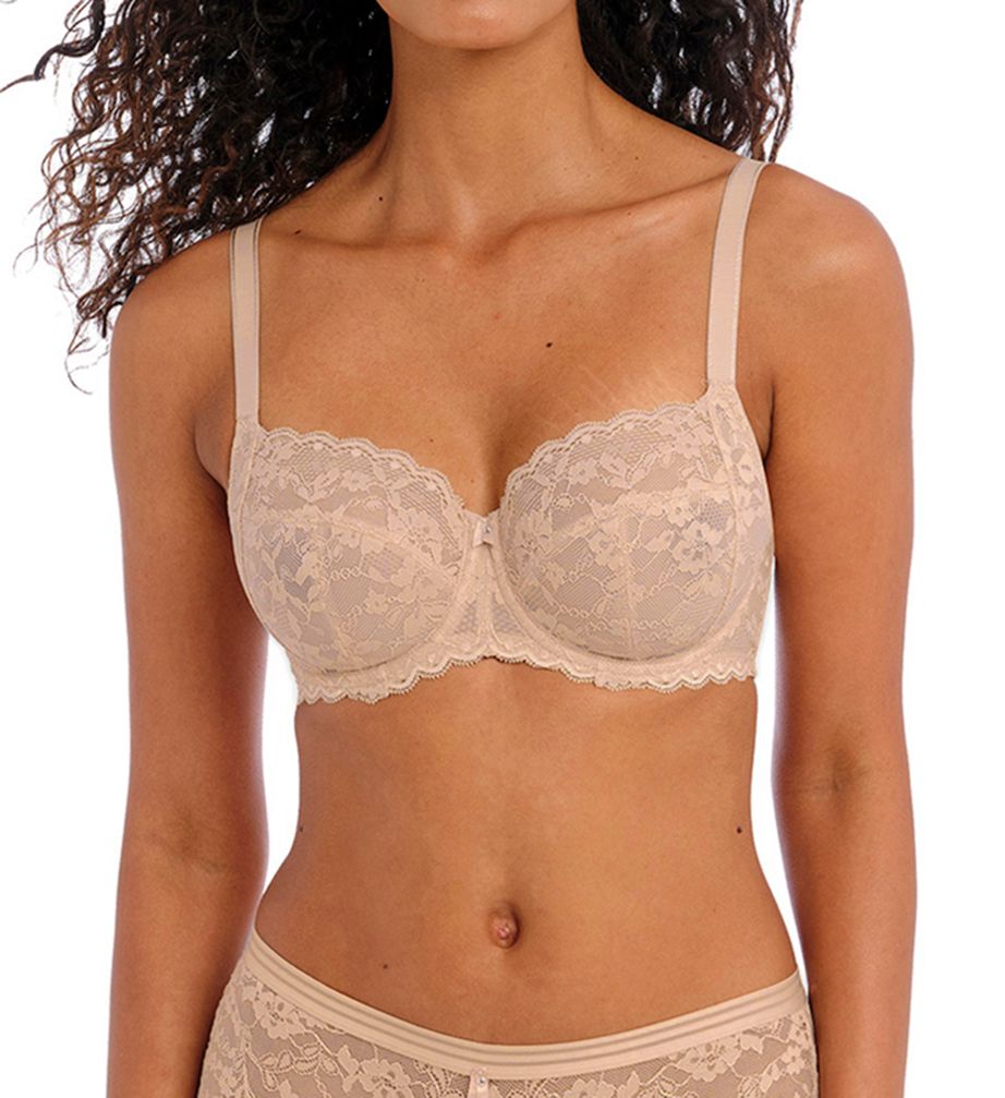 Offbeat Underwired Padded Half Cup Bra by Freya - Embrace
