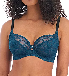 Offbeat Underwire Plunge Bra Poseidon 32C