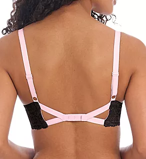 Offbeat Underwire Plunge Bra Black 28D