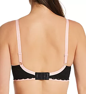 Offbeat Padded Half Cup Underwire Bra Black 28E