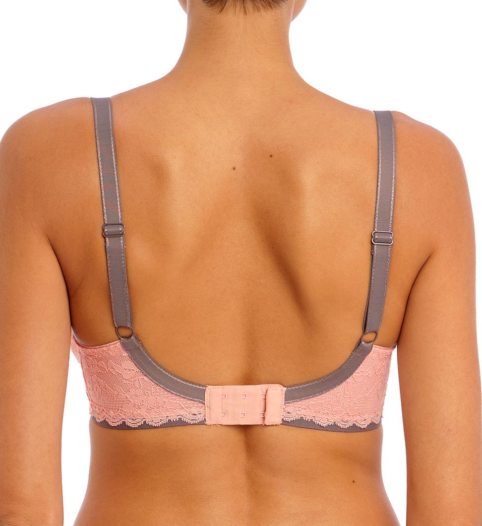 Freya Offbeat Padded Half Cup Underwire Bra Rosehip 30GG  - Image 2
