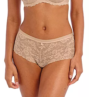 Offbeat Lace Short Panty Natural Beige L