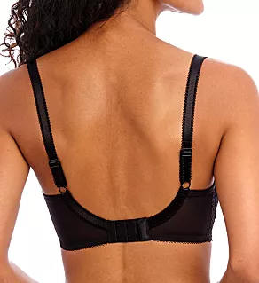 Expression Underwire Demi Plunge Moulded Bra Black 28GG