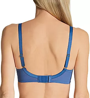 Viva Underwire Side Support Bra Lace Vintage Denim 30E