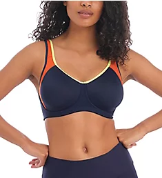 Sonic Underwire Molded Spacer Sports Bra Navy Spice 28GG