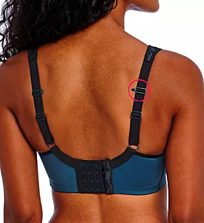 Sonic Underwire Molded Spacer Sports Bra Midnight Leopard 40D